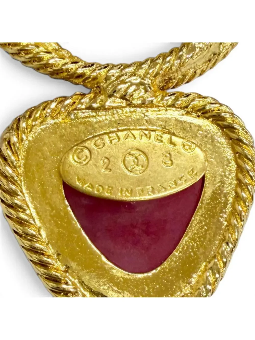 Chanel Cc Logo Brooch Gold-Tone Metal #343285C14B